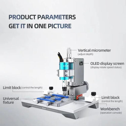 AiXun 2nd Generation Intelligent BGA Chip Polisher Phone Motherboard Automatic Repair Screen IC Degumming Machine US Plug - Polishing Repair by AiXun | Online Shopping UK | buy2fix