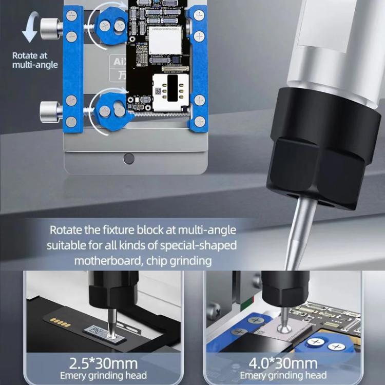 AiXun 2nd Generation Intelligent BGA Chip Polisher Phone Motherboard Automatic Repair Screen IC Degumming Machine EU Plug - Polishing Repair by AiXun | Online Shopping UK | buy2fix