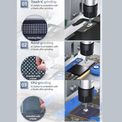 AiXun 2nd Generation Intelligent BGA Chip Polisher Phone Motherboard Automatic Repair Screen IC Degumming Machine EU Plug - Polishing Repair by AiXun | Online Shopping UK | buy2fix