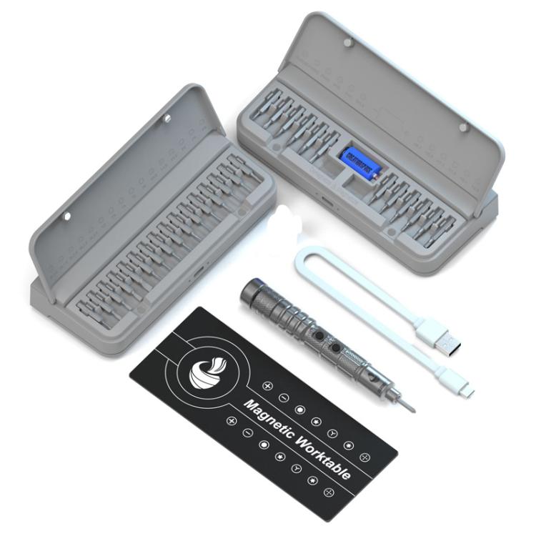 CREATIONSPACE CS0603A 33pcs Small Mini Electric Screwdriver Set - Screwdriver Set by CREATIONSPACE | Online Shopping UK | buy2fix