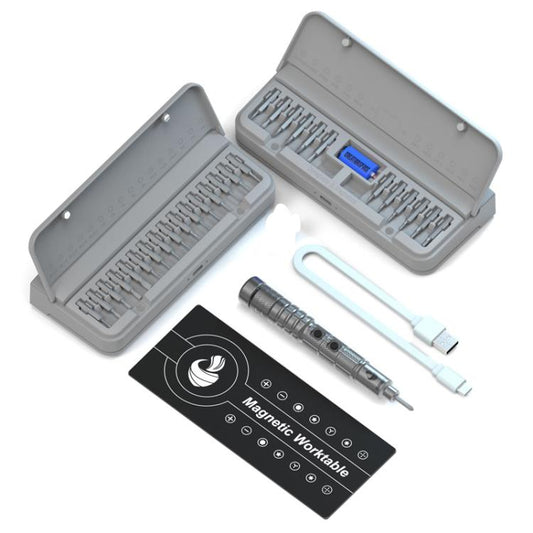 CREATIONSPACE CS0603A 33pcs Small Mini Electric Screwdriver Set - Screwdriver Set by CREATIONSPACE | Online Shopping UK | buy2fix
