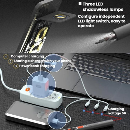 CREATIONSPACE CS0800A High-Torque Mini Electric Screwdriver For Mobile Phone Repair - Screwdriver by CREATIONSPACE | Online Shopping UK | buy2fix