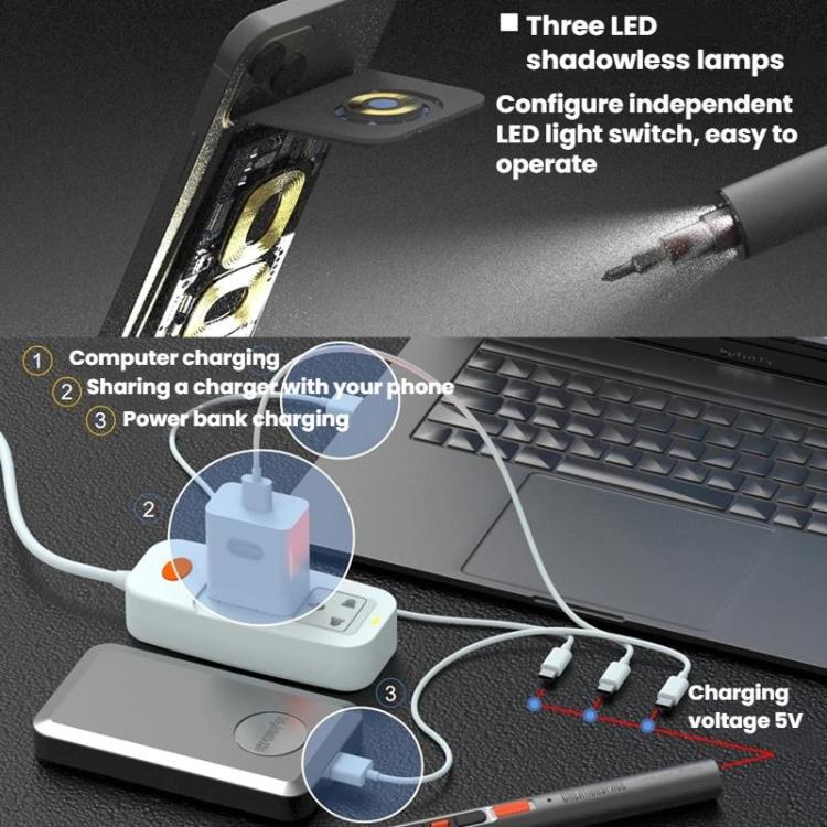 CREATIONSPACE CS0700A High-Torque Mini Electric Screwdriver For Mobile Phone Repair - Screwdriver by CREATIONSPACE | Online Shopping UK | buy2fix