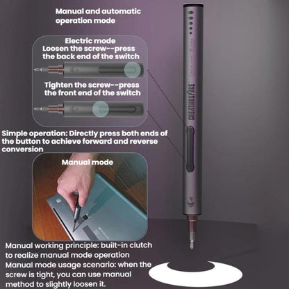 CREATIONSPACE CS0203B 59pcs Pen-Shaped Electric Screwdriver Precision Screwdriver Set - Screwdriver Set by CREATIONSPACE | Online Shopping UK | buy2fix