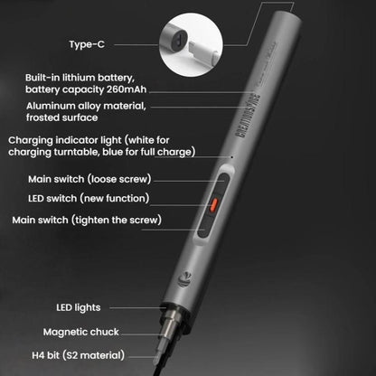 CREATIONSPACE CS0312A 23pcs Precision Electric Screwdriver Set Eyeglass Screw Installation Removal Set - Screwdriver Set by CREATIONSPACE | Online Shopping UK | buy2fix