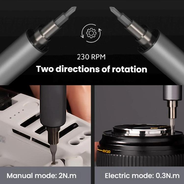CREATIONSPACE CS0300A 2pcs Mini Electric Screwdriver Set - Screwdriver Set by CREATIONSPACE | Online Shopping UK | buy2fix