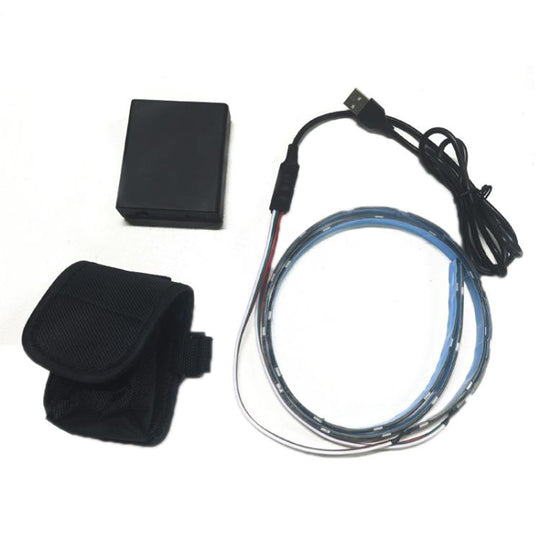 Scooter Chassis RGB Ambient Lighting Strip With Battery Compartment, Specification: 0.5m 30 Lights