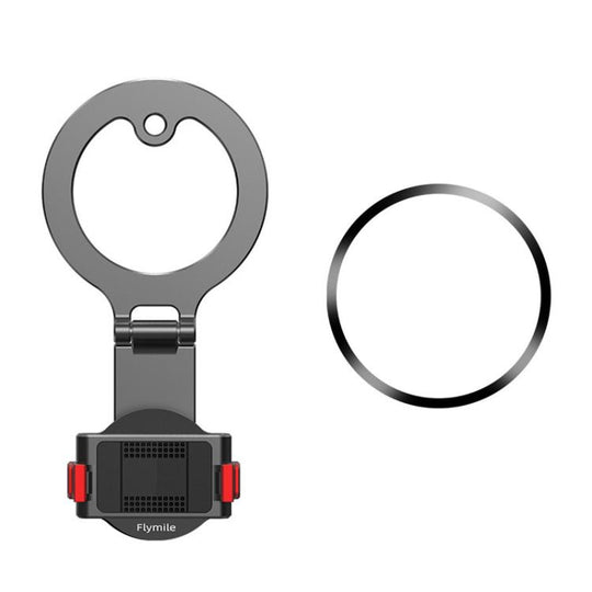 For DJI Osmo Action 3 / 4 / 5 Pro / Osmo 360 Flymile Quick-Release Magnetic Mount(Black)