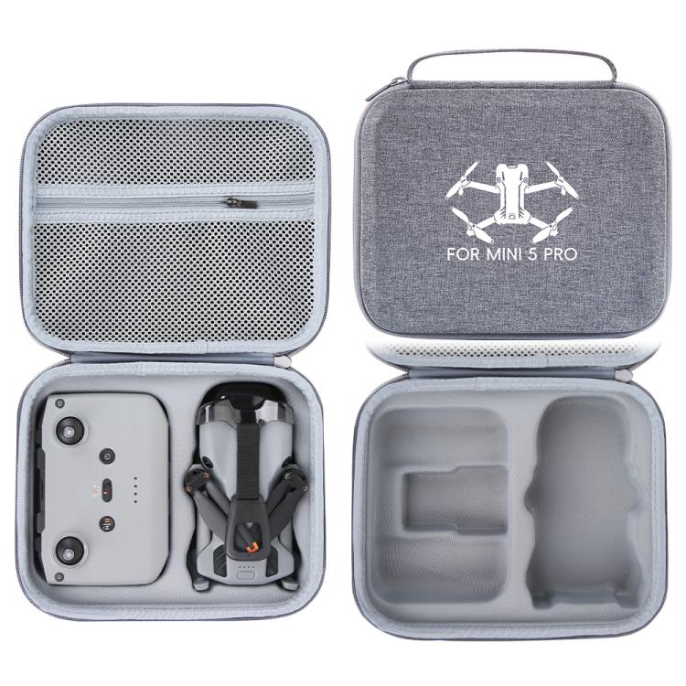 For DJI Mini 5 Pro Standard Edition Nylon Storage Bag Portable Handbag(Gray) - Carry Cases & Bags by buy2fix | Online Shopping UK | buy2fix