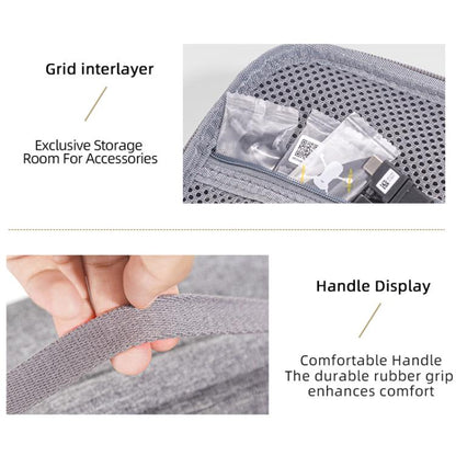 For DJI Mini 5 Pro Standard Edition Nylon Storage Bag Portable Handbag(Gray) - Carry Cases & Bags by buy2fix | Online Shopping UK | buy2fix