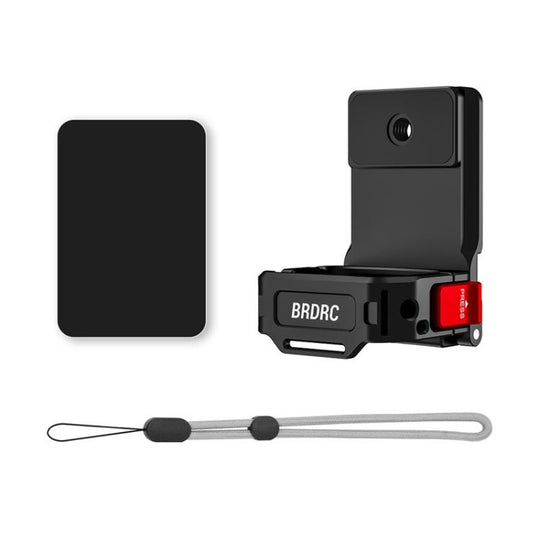 For DJI OSMO POCKET 3 BRDRC Magnetic Mount Expandable Back Clip Adapter(Black)