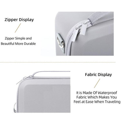 For DJI Mini 5 Pro & RC 2 PU Storage Bag Shoulder Carrying Bag(Gray) - Carry Cases & Bags by buy2fix | Online Shopping UK | buy2fix