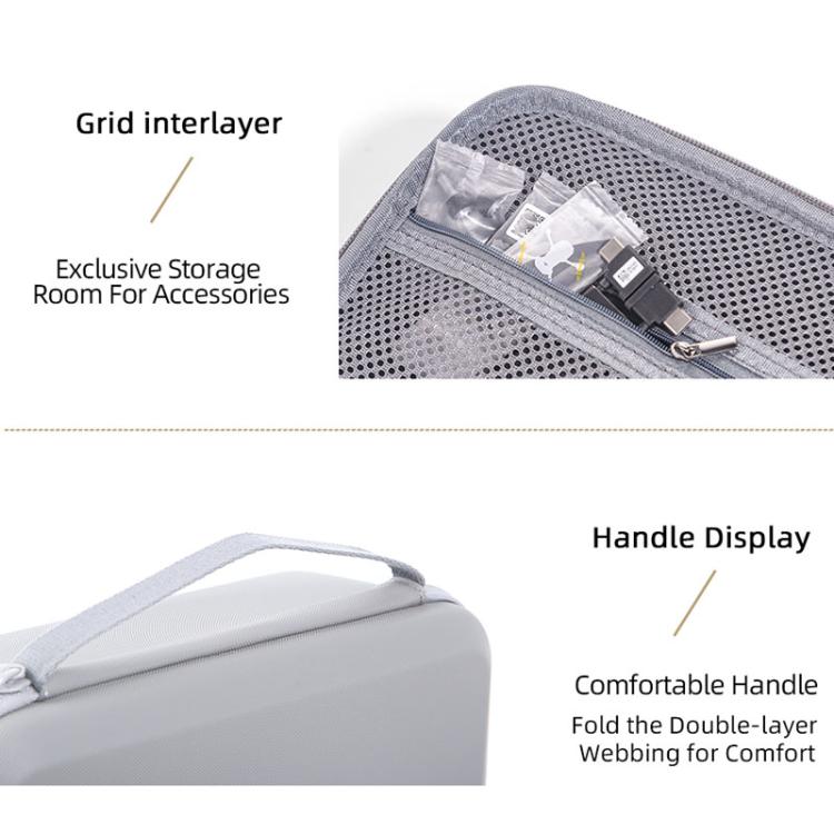 For DJI Mini 5 Pro & RC 2 PU Storage Bag Shoulder Carrying Bag(Black) - Carry Cases & Bags by buy2fix | Online Shopping UK | buy2fix