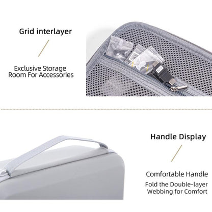 For DJI Mini 5 Pro & RC 2 PU Storage Bag Shoulder Carrying Bag(Black) - Carry Cases & Bags by buy2fix | Online Shopping UK | buy2fix