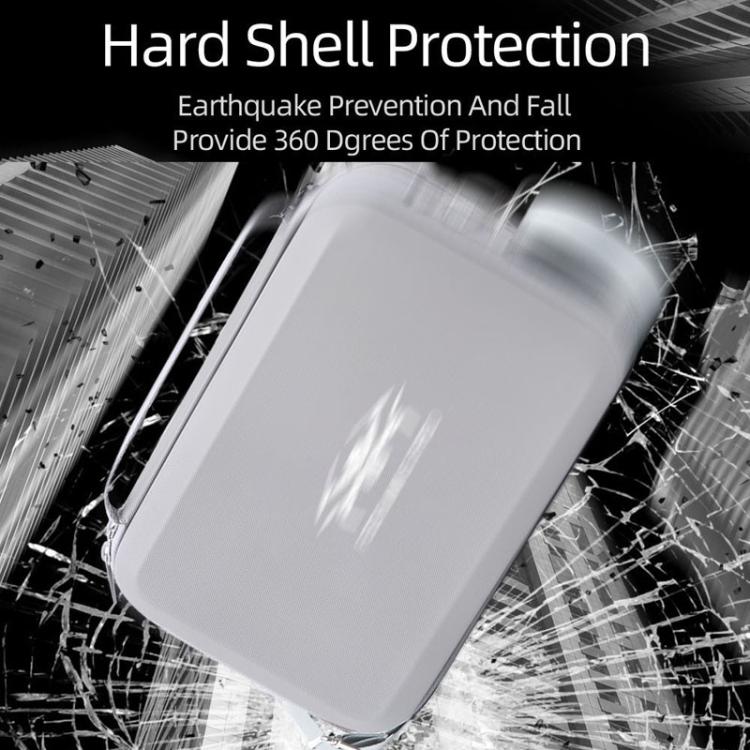 For DJI Mini 5 Pro & RC 2 PU Storage Bag Shoulder Carrying Bag(Gray) - Carry Cases & Bags by buy2fix | Online Shopping UK | buy2fix