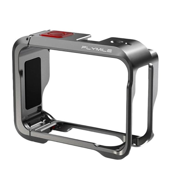 For Insta360 Ace Pro / Ace Pro 2 Flymile Rabbit Cage Metal Protective Frame Extension Action Camera Accessories(Black)