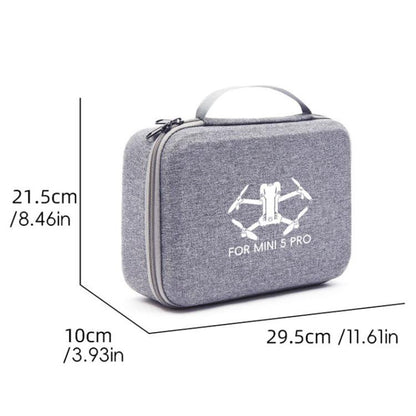 For DJI Mini 5 Pro & RC 2 Nylon Storage Bag Carrying Handbag(Gray) - Carry Cases & Bags by buy2fix | Online Shopping UK | buy2fix