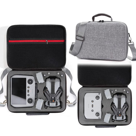 For DJI Mini 5 Pro & RC 2 / RC-N3 Remote Control Nylon Storage Bag Portable Travel Shoulder Bag(Gray) - Carry Cases & Bags by buy2fix | Online Shopping UK | buy2fix