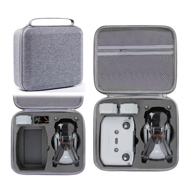 For DJI Mini 5 Pro & RC-N3 Remote Control Nylon Storage Bag Portable Handbag, Style: With Shoulder Strap Gray - Carry Cases & Bags by buy2fix | Online Shopping UK | buy2fix