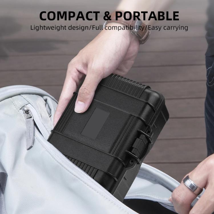 Flymile Carrying Case For Insta360 Ace Pro & Ace Pro 2 Street Photography Kit Shockproof Protective Storage Box(Black) - Case & Bags by Flymile | Online Shopping UK | buy2fix