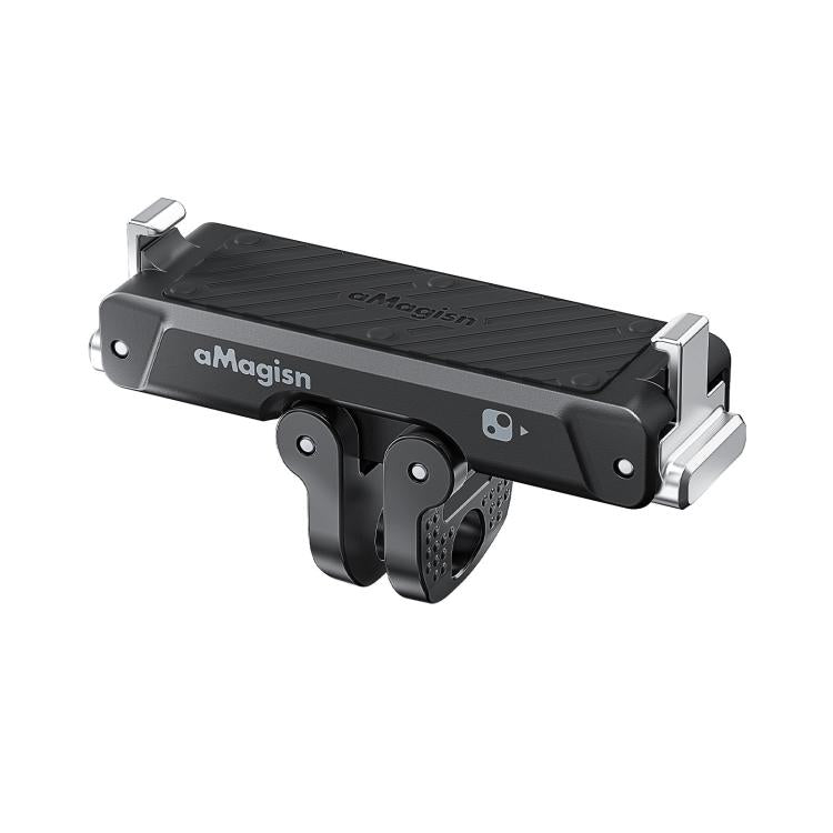 For Insta360 Go Ultra Camera aMagisn Metal Quick Release Magnetic Adapter With 1/4-inch Threaded Hol(Black) - Mount & Holder by aMagisn | Online Shopping UK | buy2fix
