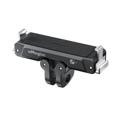 For Insta360 Go Ultra Camera aMagisn Metal Quick Release Magnetic Adapter With 1/4-inch Threaded Hol(Black) - Mount & Holder by aMagisn | Online Shopping UK | buy2fix