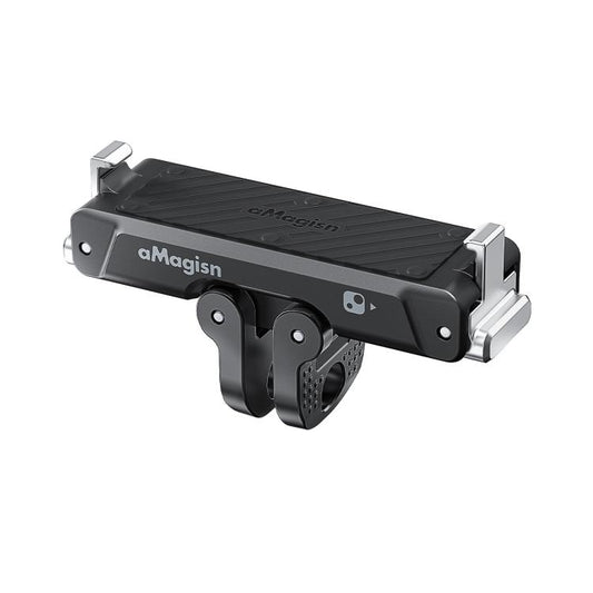 For Insta360 Go Ultra Camera aMagisn Metal Quick Release Magnetic Adapter With 1/4-inch Threaded Hol(Black) - Mount & Holder by aMagisn | Online Shopping UK | buy2fix