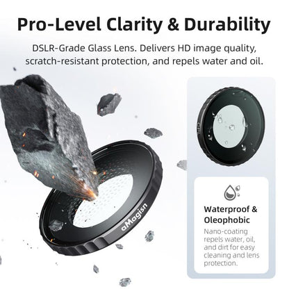 For Insta360 GO Ultra aMagisn Waterproof Filter Aluminum Alloy Frame Anti-fog Lens UV - Len Accessories by aMagisn | Online Shopping UK | buy2fix