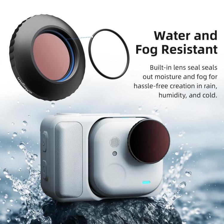 For Insta360 GO Ultra aMagisn Waterproof Filter Aluminum Alloy Frame Anti-fog Lens UV - Len Accessories by aMagisn | Online Shopping UK | buy2fix