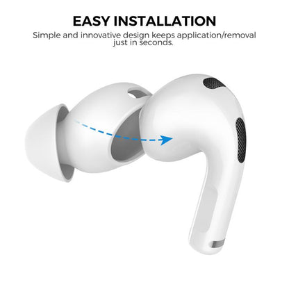 For AirPods 3 AhaStyle PT66-3 3pairs S+M+L Earphone Silicone Acoustic Earplugs(White) - Anti-dust & Ear Caps by AhaStyle | Online Shopping UK | buy2fix