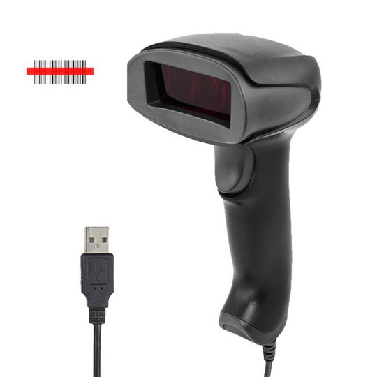 NETUM Barcode Scanner Supermarket  Retail Store QR Code Scanner, Spec: Wired Red Light