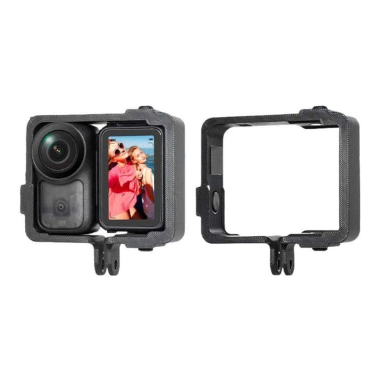For DJI Osmo Nano Camera Plastic Cage Extended Protective Frame(Black)