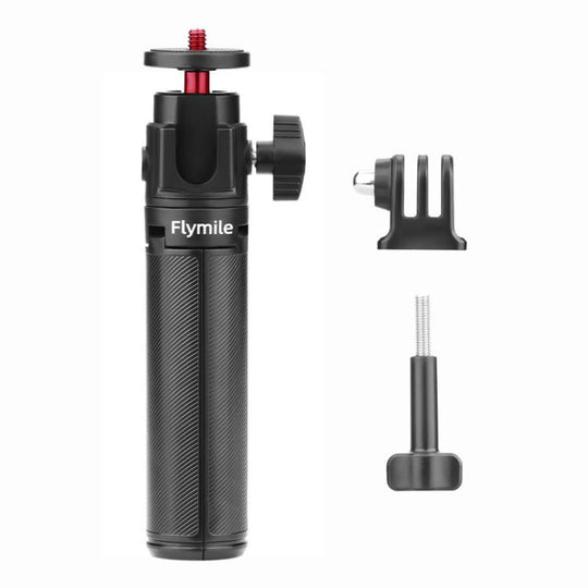 For DJI, Insta360, GoPro and Other Action Cameras Flymile Extended Selfie Stick Tripod(Black)