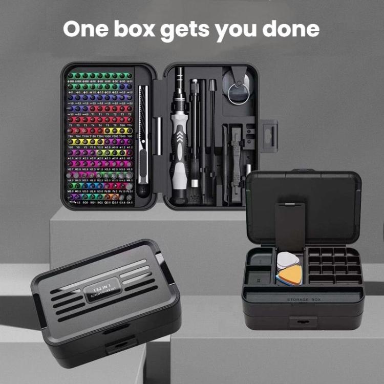 CREATIONSPACE YDL-21132 132pcs Multi-Functional Precision Screwdriver Set Laptop Phone Disassembly Tools - Screwdriver Set by CREATIONSPACE | Online Shopping UK | buy2fix