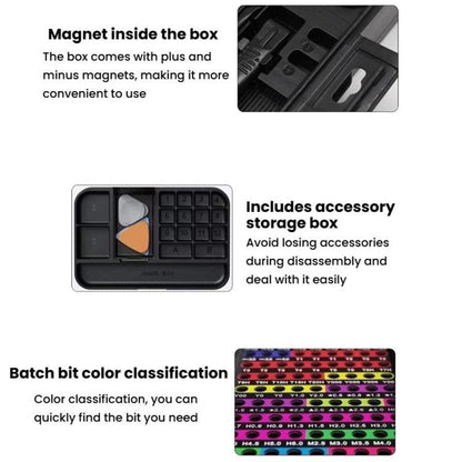 CREATIONSPACE YDL-21132 132pcs Multi-Functional Precision Screwdriver Set Laptop Phone Disassembly Tools - Screwdriver Set by CREATIONSPACE | Online Shopping UK | buy2fix