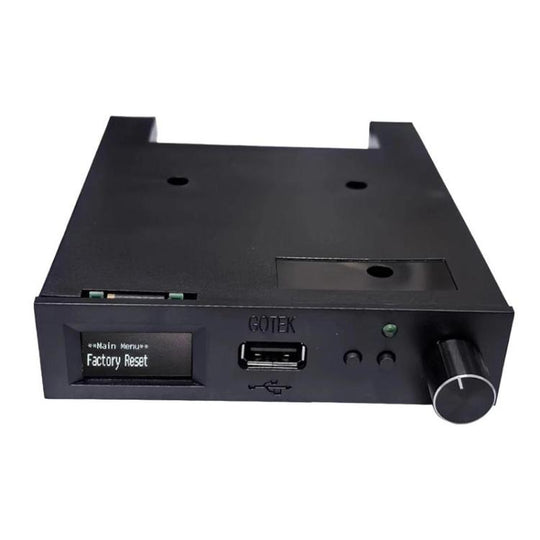 SFR1M44-U100LQD-435 Computer Emulated Floppy Drive With Cache Format-Free(Black)