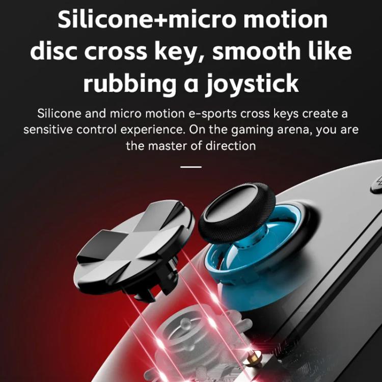 D8+ Wired & Wireless Telescopic Game Controller Foldable USB-C, Hall Sensing Joystick For Switch/Android/IOS/PC(Gray) - Controller Gamepad by buy2fix | Online Shopping UK | buy2fix