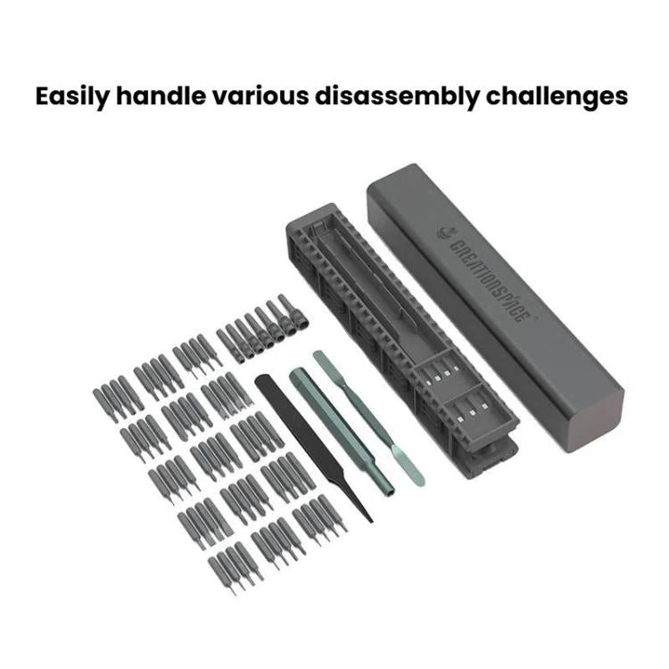 CREATIONSPACE HCS01A 71pcs Multi-Functional Manual Screwdriver Set Mobile Phone Computer Repair Disassembly Tool Kit - Screwdriver Set by CREATIONSPACE | Online Shopping UK | buy2fix
