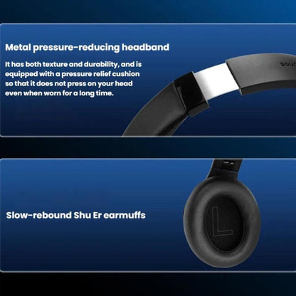 ANKER Soundcore Q20i Headband Gaming Headset Wireless Bluetooth Active Noise Reduction Headset(Black) - Headset & Headphone by ANKER | Online Shopping UK | buy2fix