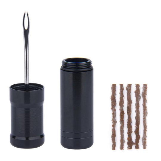 2pcs Emergency Tire Repair Rubber Strips Bicycle Repair Tool Fork(Black)