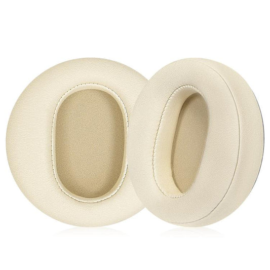 2pcs Ear Cushions for Edifier Fit900NB Headphones Soft Earpads Protein Leather White - Earmuff & Pad by buy2fix | Online Shopping UK | buy2fix