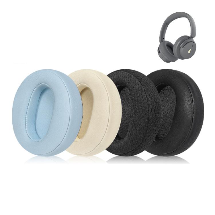 2pcs Ear Cushions for Edifier Fit900NB Headphones Soft Earpads Protein Leather Blue - Earmuff & Pad by buy2fix | Online Shopping UK | buy2fix