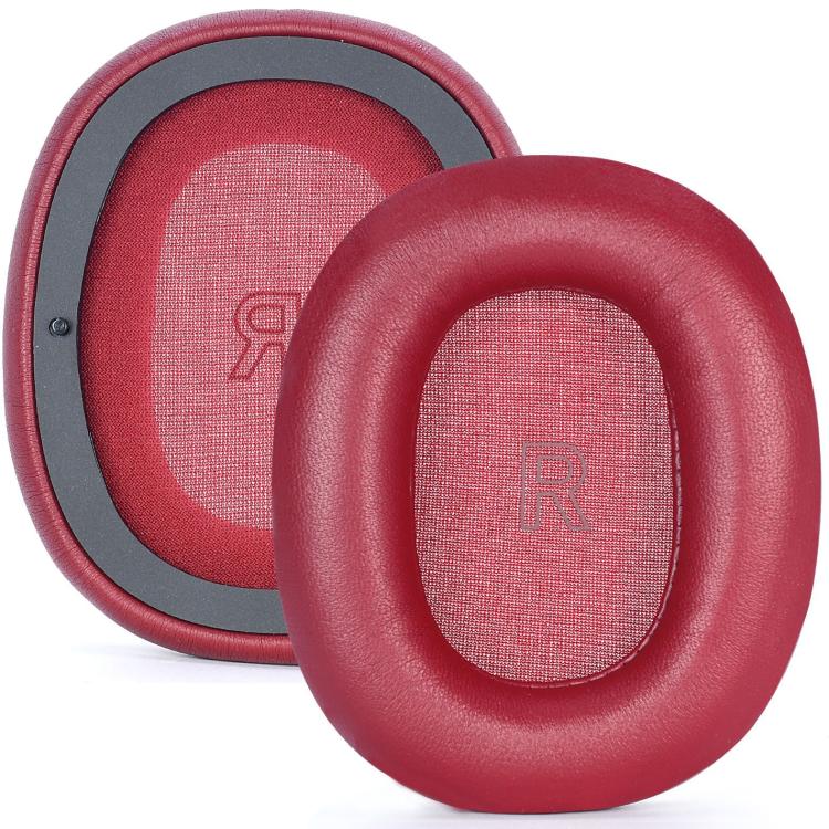 1pair Ear Pads For Bang & Olufsen Beoplay H95 ANC Headphones Genuine Lambskin Ear Cushions With Magnetic Attachment(Red) - Earmuff & Pad by buy2fix | Online Shopping UK | buy2fix