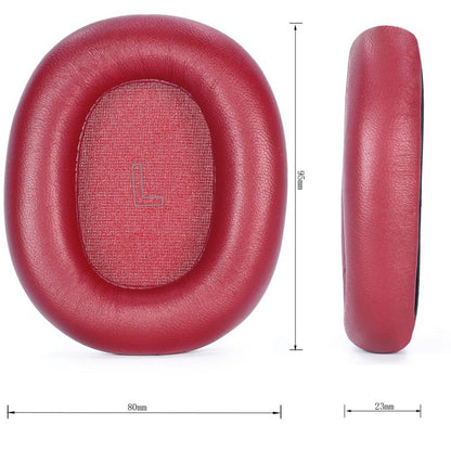 1pair Ear Pads For Bang & Olufsen Beoplay H95 ANC Headphones Genuine Lambskin Ear Cushions With Magnetic Attachment(Red) - Earmuff & Pad by buy2fix | Online Shopping UK | buy2fix
