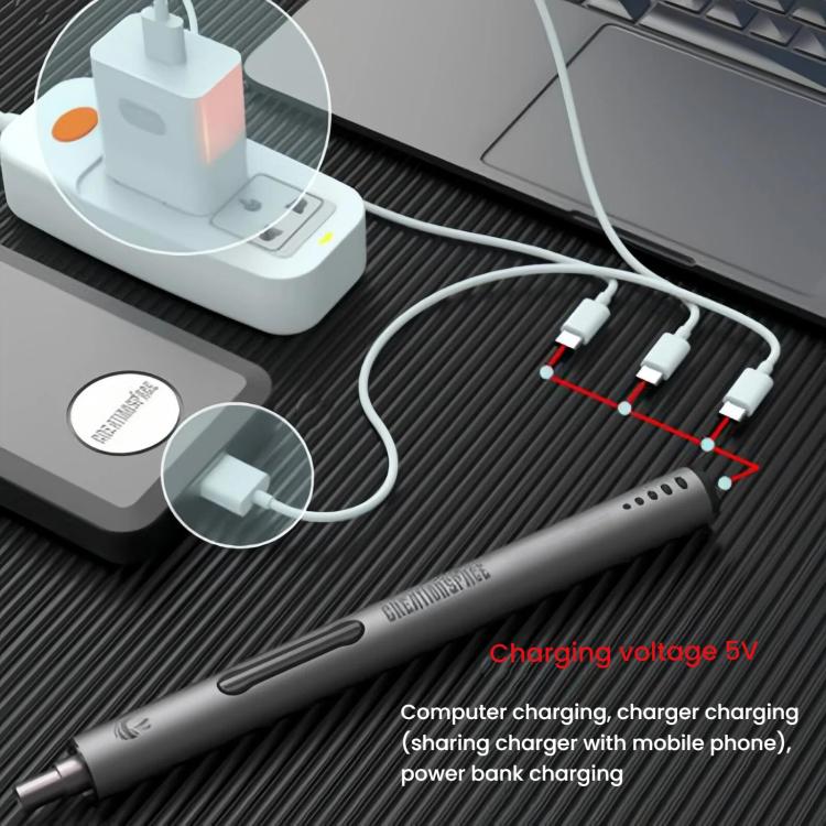 CREATIONSPACE CS0305A 31pcs Mini Rechargeable Electric Screwdriver Set - Screwdriver Set by CREATIONSPACE | Online Shopping UK | buy2fix