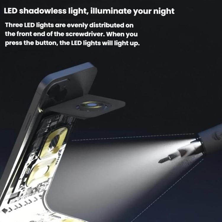 CREATIONSPACE CS0305A 31pcs Mini Rechargeable Electric Screwdriver Set - Screwdriver Set by CREATIONSPACE | Online Shopping UK | buy2fix