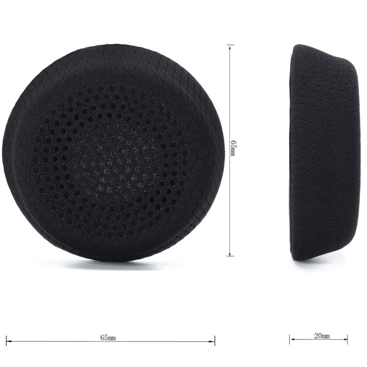 For Logitech Zone 750 Headset 2pcs Replacement Ear Pads Breathable Ear Cushions(Black) - Earmuff & Pad by buy2fix | Online Shopping UK | buy2fix