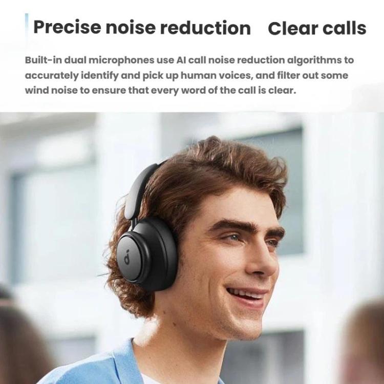 ANKER Soundcore Space Q45 Headband Wireless Bluetooth Headset(Blue) - Headset & Headphone by ANKER | Online Shopping UK | buy2fix