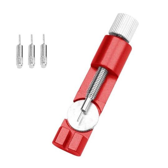 Watch Repair Tools Watch Band Length Adjustment Tool Band Remover With Elevated Platform Design(Red)