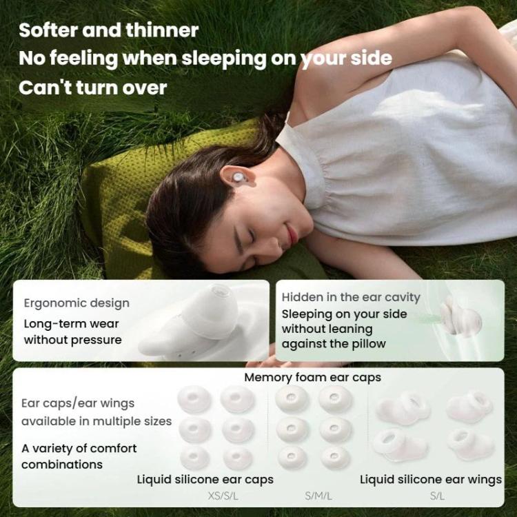 ANKER SoundCore Sleep A30 Active Noise Reduction Bluetooth Wireless Earphones(White) - Bluetooth Earphone by ANKER | Online Shopping UK | buy2fix